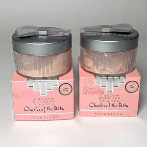Charles of The Ritz Custom Blended Loose Powder Pink Sand 1.5 oz Set of 2 New